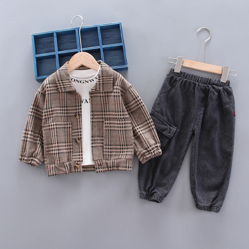 Ezra Plaid Set