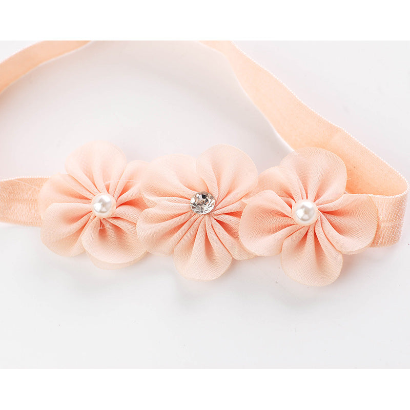 Three Blossom Baby Headband