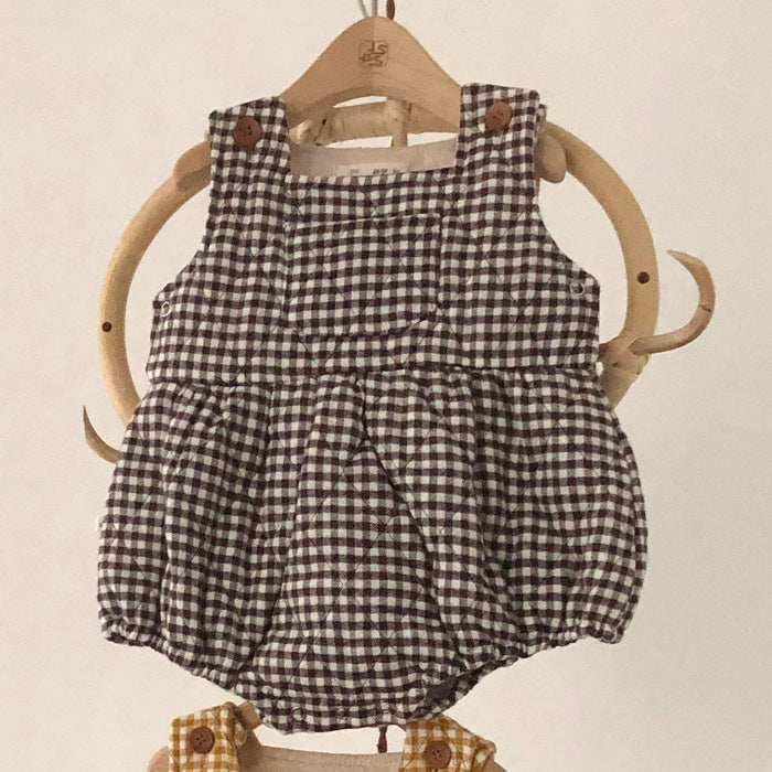 Adaline Gingham Romper