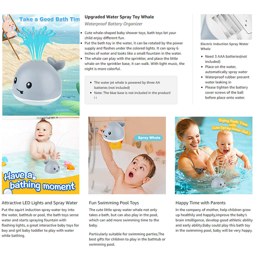 Whaley Spray Bath Time Toy