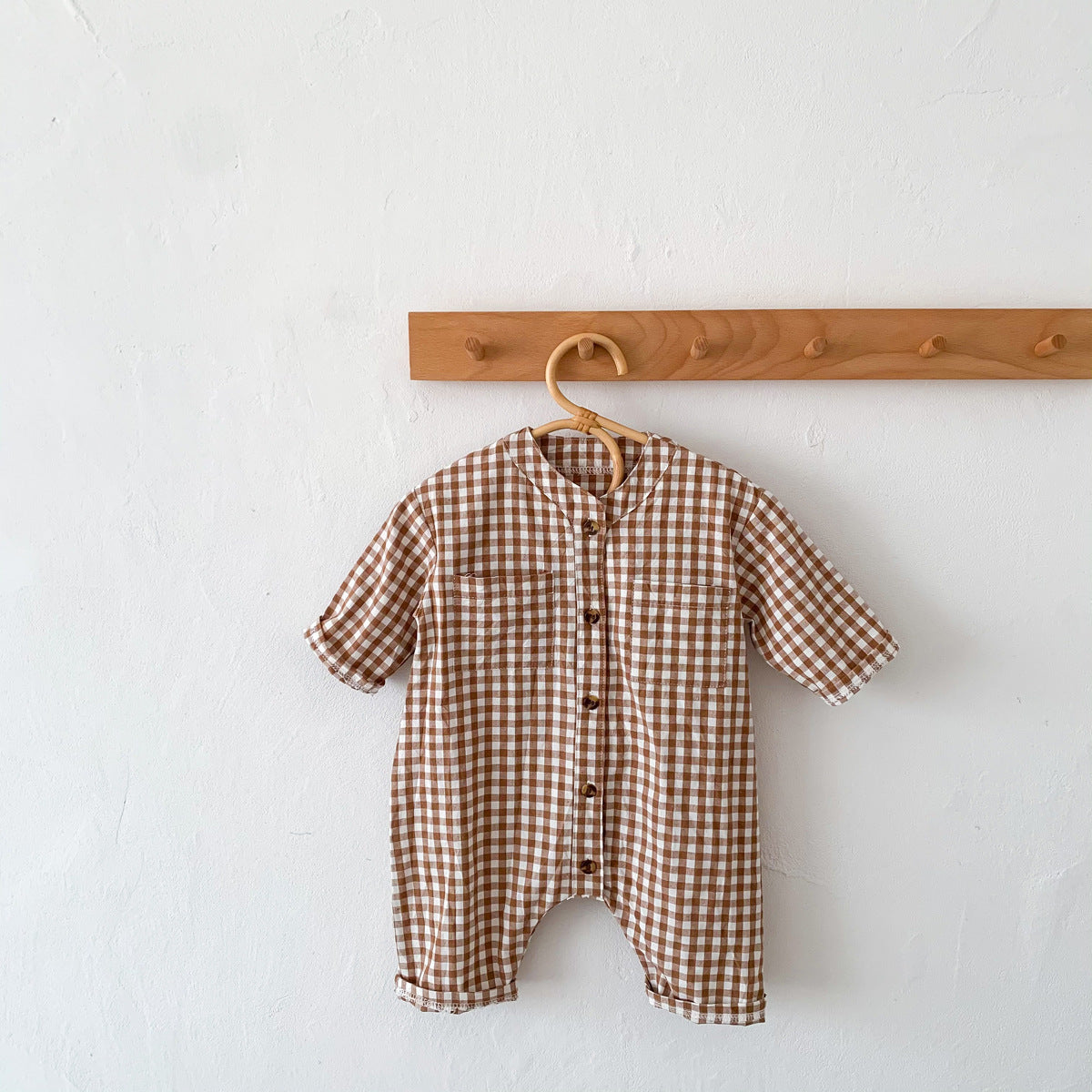 Jordan Gingham Jumpsuit