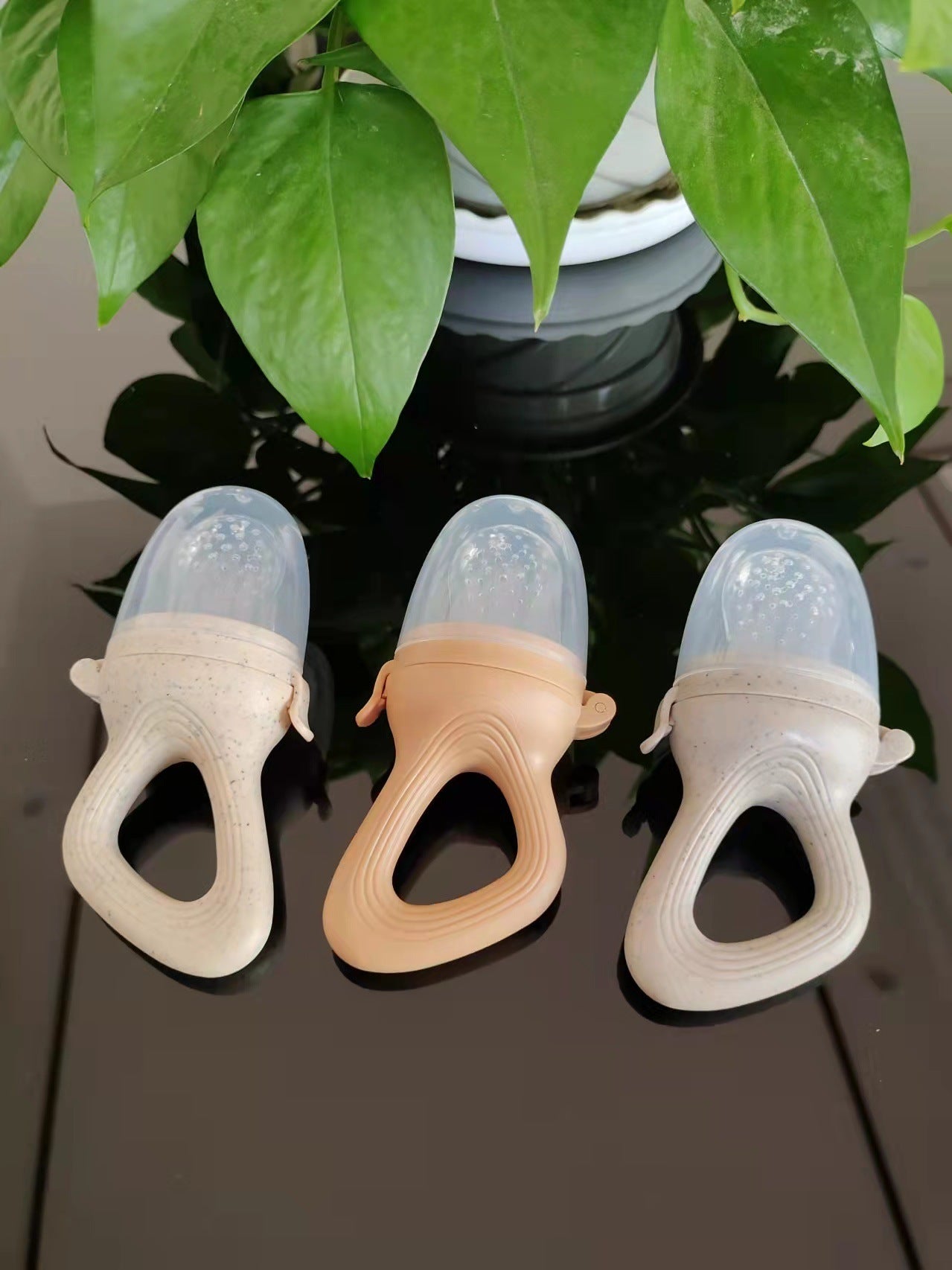 Beige Fruit Feeder Pacifier