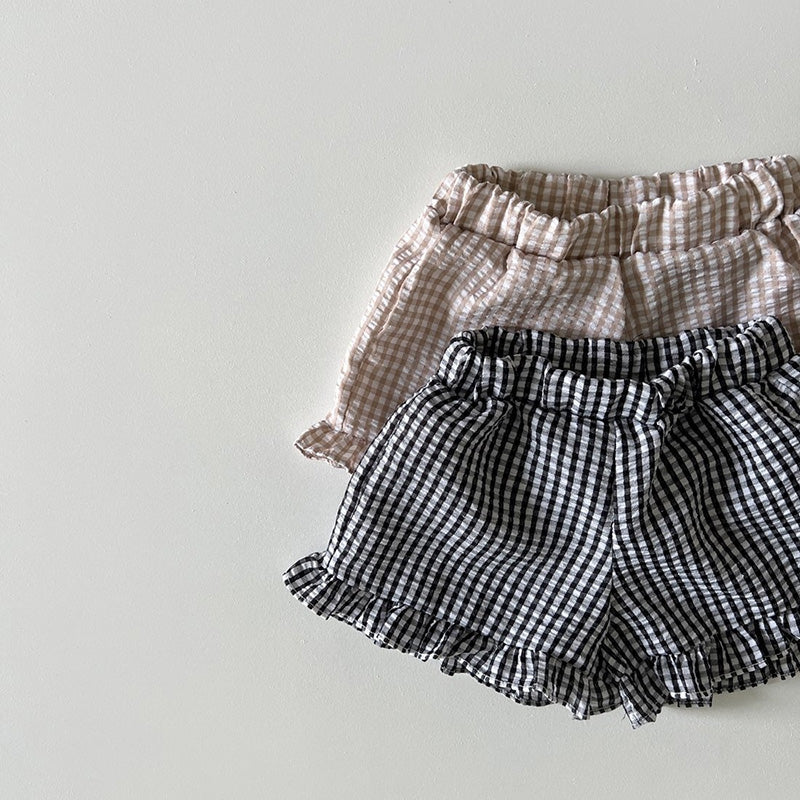 Gabrielle Gingham Ruffle Set